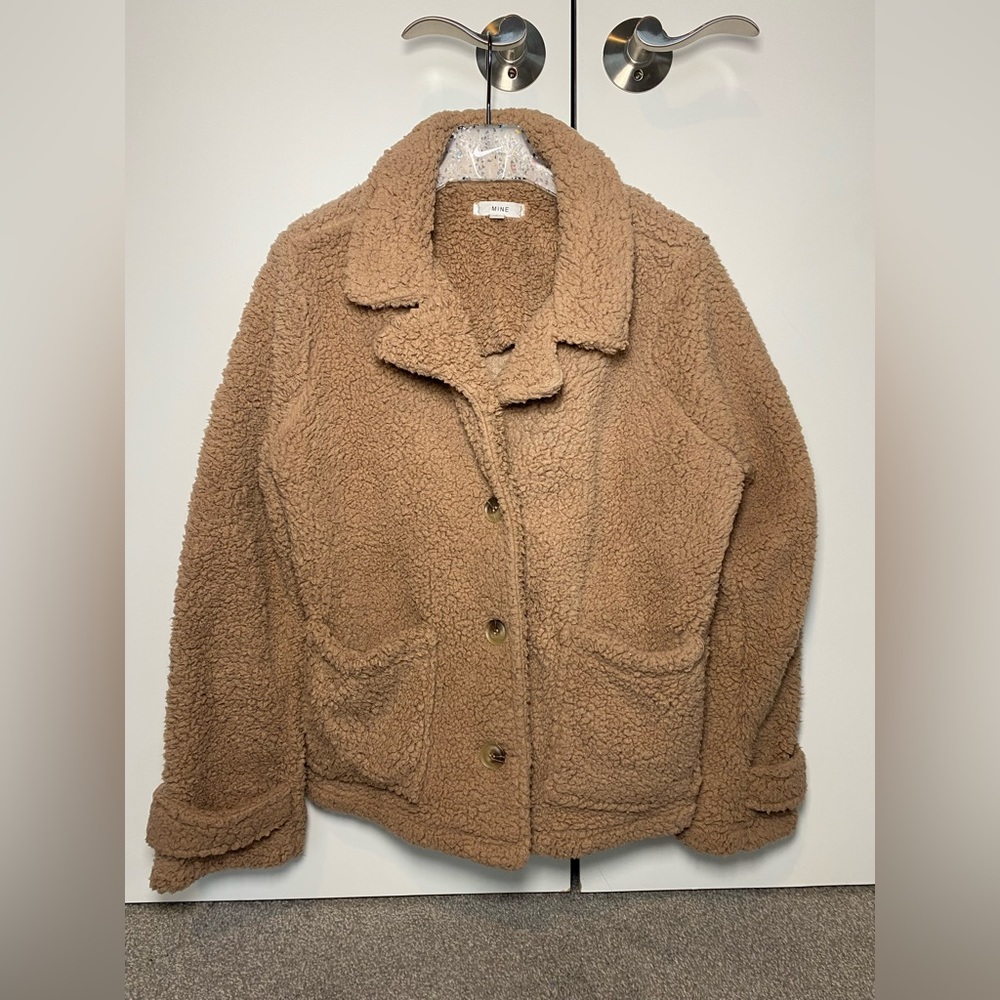 Mine Sherpa Button-Up Jacket